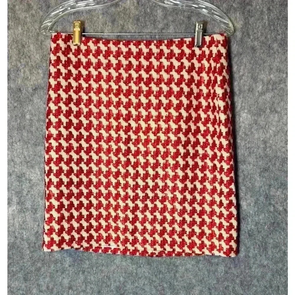 Sevier Skirts Custom Design Houndstooth Pencil Skirt - Medium
